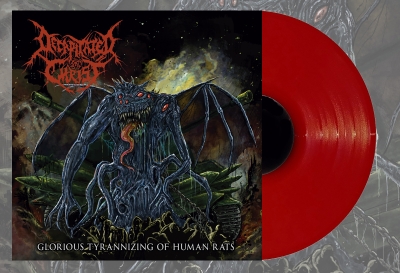 DECAPITATED CHRIST - Glorious Tyrannizing of Human Rats - LP + DL Code (RED vinyl ltd. 100)